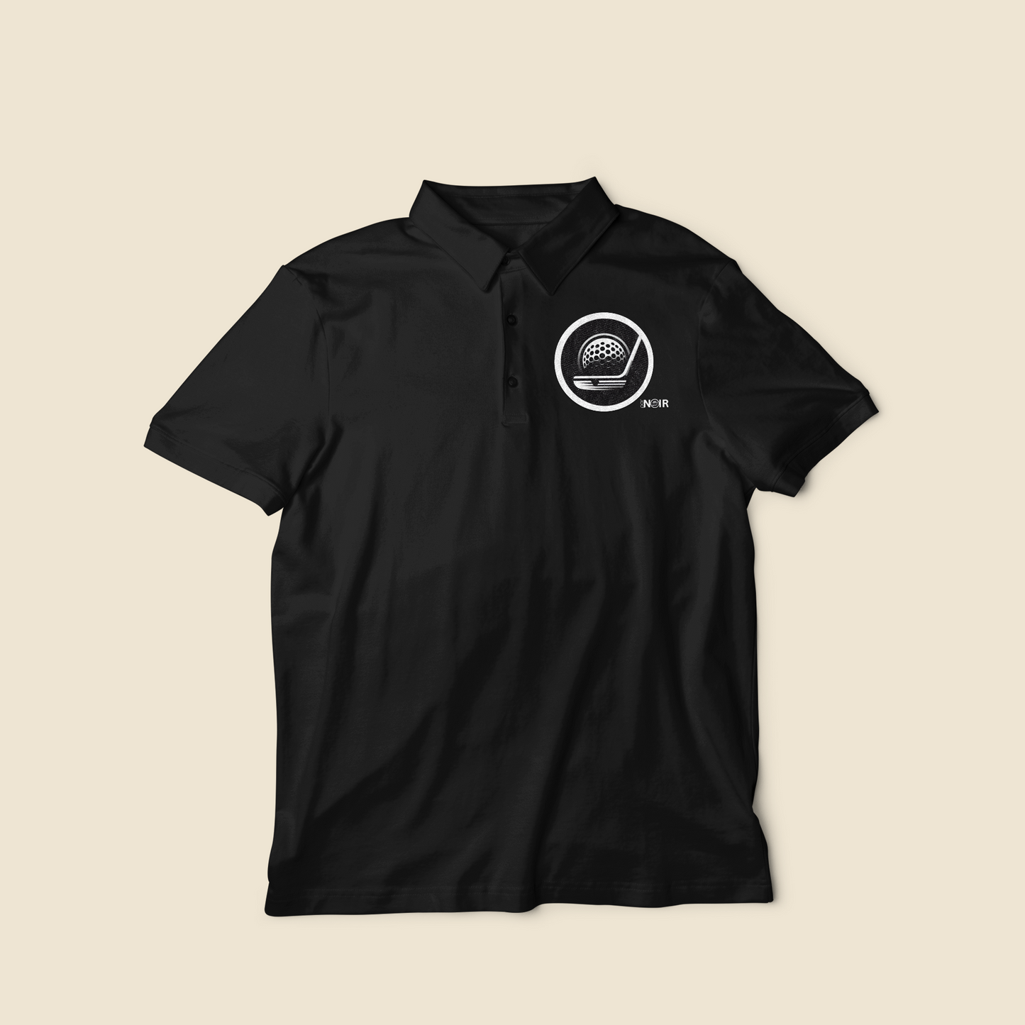 Par Noir Black Ball Logo Polo Shirt