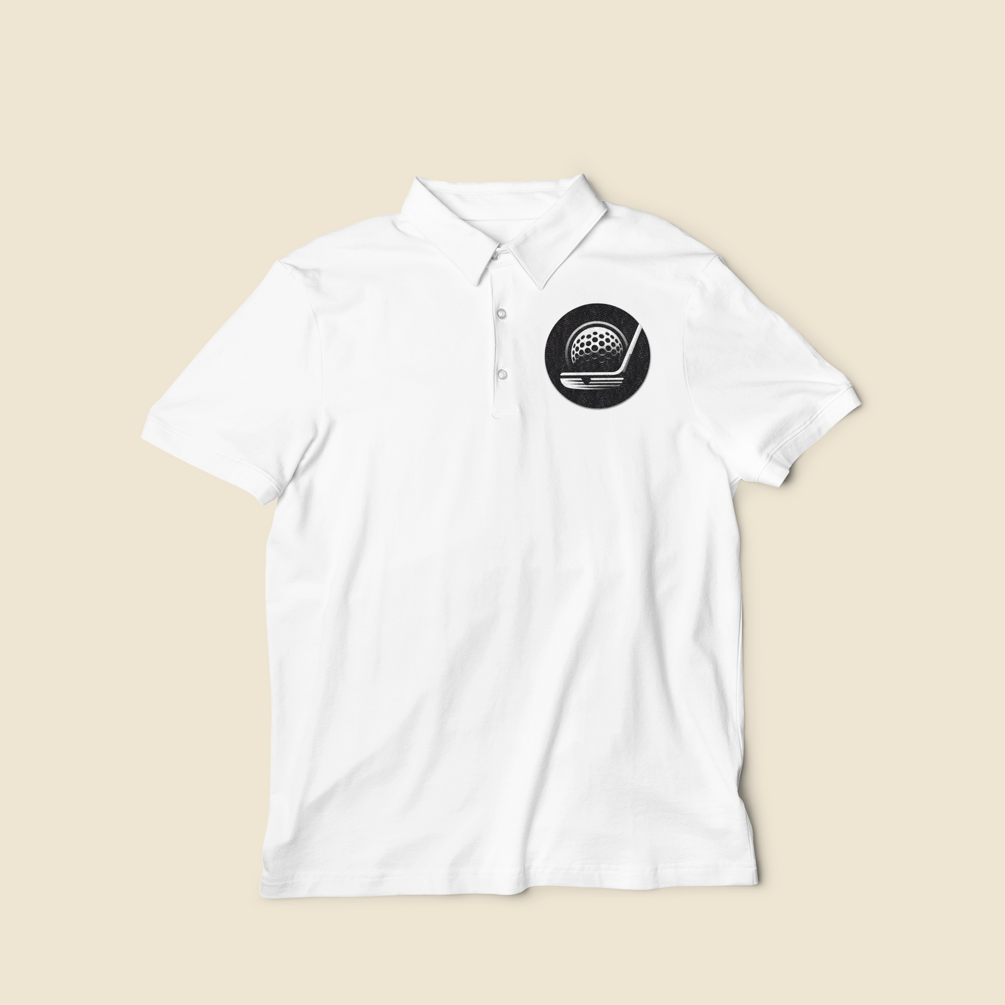 Par Noir Black Ball Logo Polo Shirt